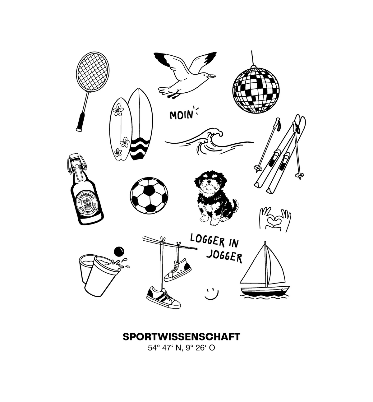 Premium Crewneck | Sportwissenschaft Uni Flensburg