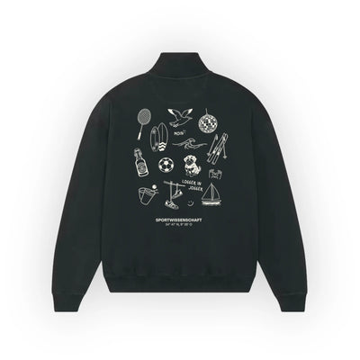 Premium Half-Zip Hoodie | Sportwissenschaft Uni Flensburg