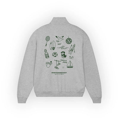 Premium Half-Zip Hoodie | Sportwissenschaft Uni Flensburg