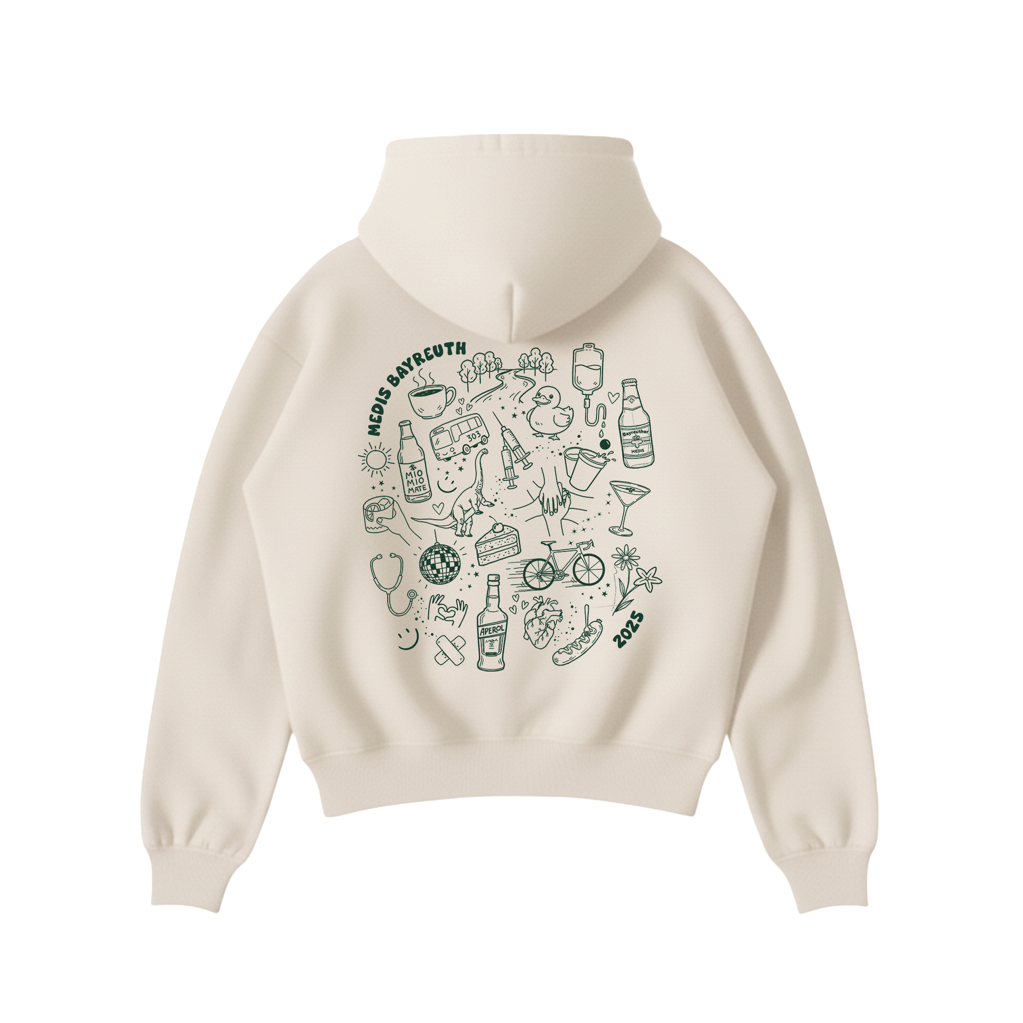 Hoodie Natural Stone